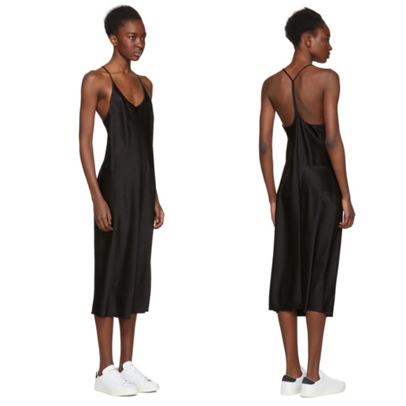 Alexander Wang Dresses & Skirts - Alexander Wang Black Wash & Go Slip Dress